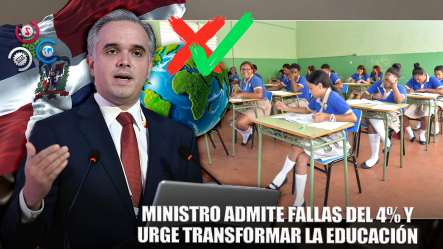 Ministro Admite Insatisfacción Con Resultados Del 4% En Educación