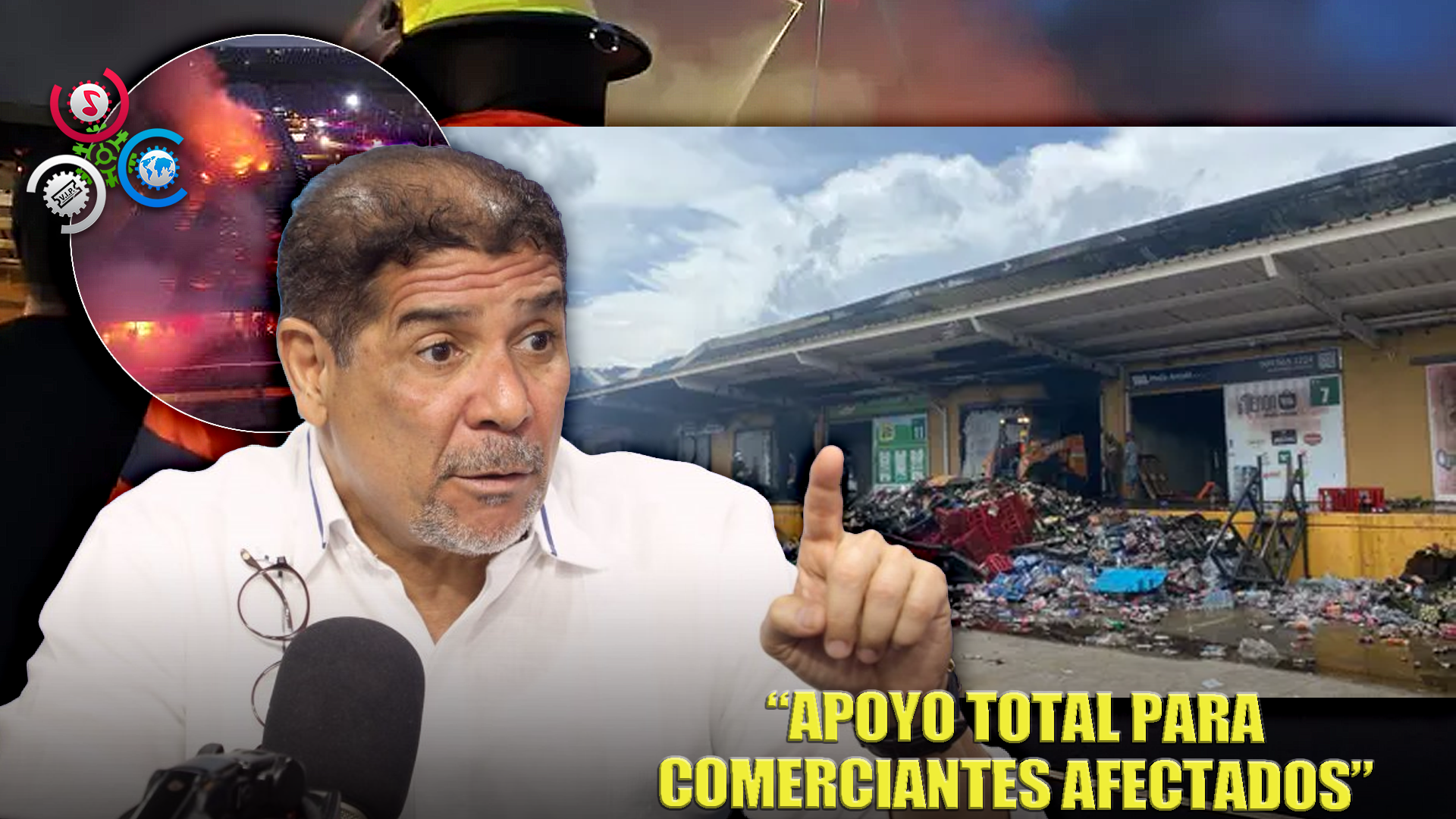 Ministro De Agricultura Promete Ayuda Por Incendio En El Merca SD