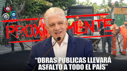 Ministro De Obras Públicas Garantiza Programa De Bacheo Y Pavimentación Llegará A Las Localidades