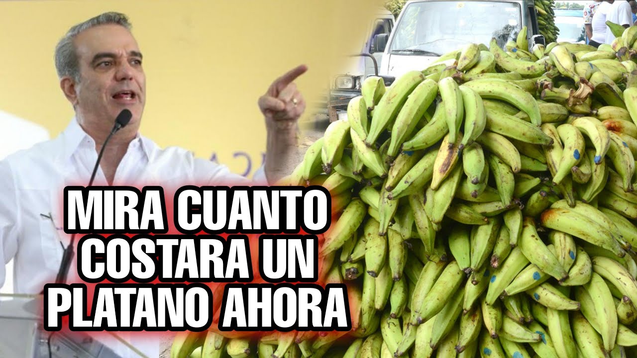 ¡Mira A Como El Gobierno Venderá Los Plátanos Por Unidad!