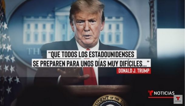 Mira El Aterrador Y Dramático Mensaje De Donald Trump Por El Coronavirus