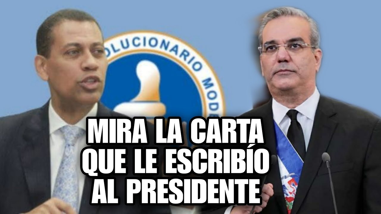 Mira La Carta Que Le Escribió Guido Gómez Mazara Al Presidente Abinader