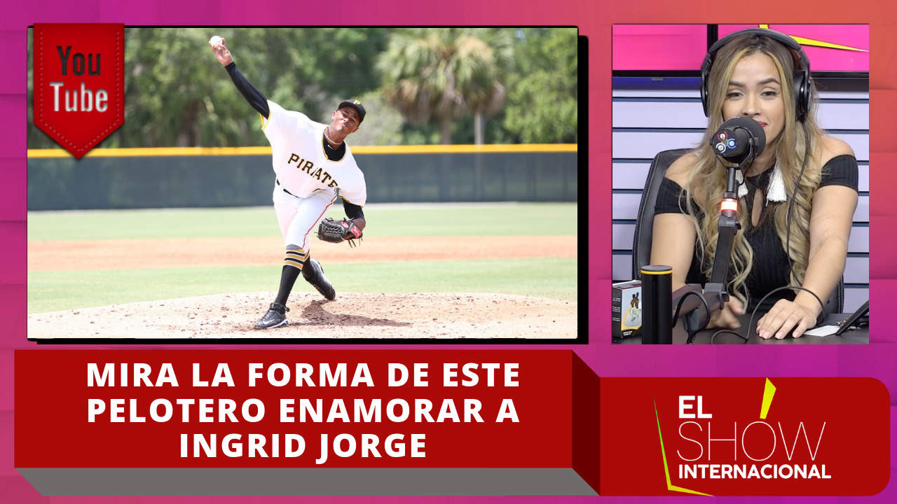 ¡Increíble! Mira La Forma De Este Pelotero Enamorar A Ingrid Jorge En Pleno Programa
