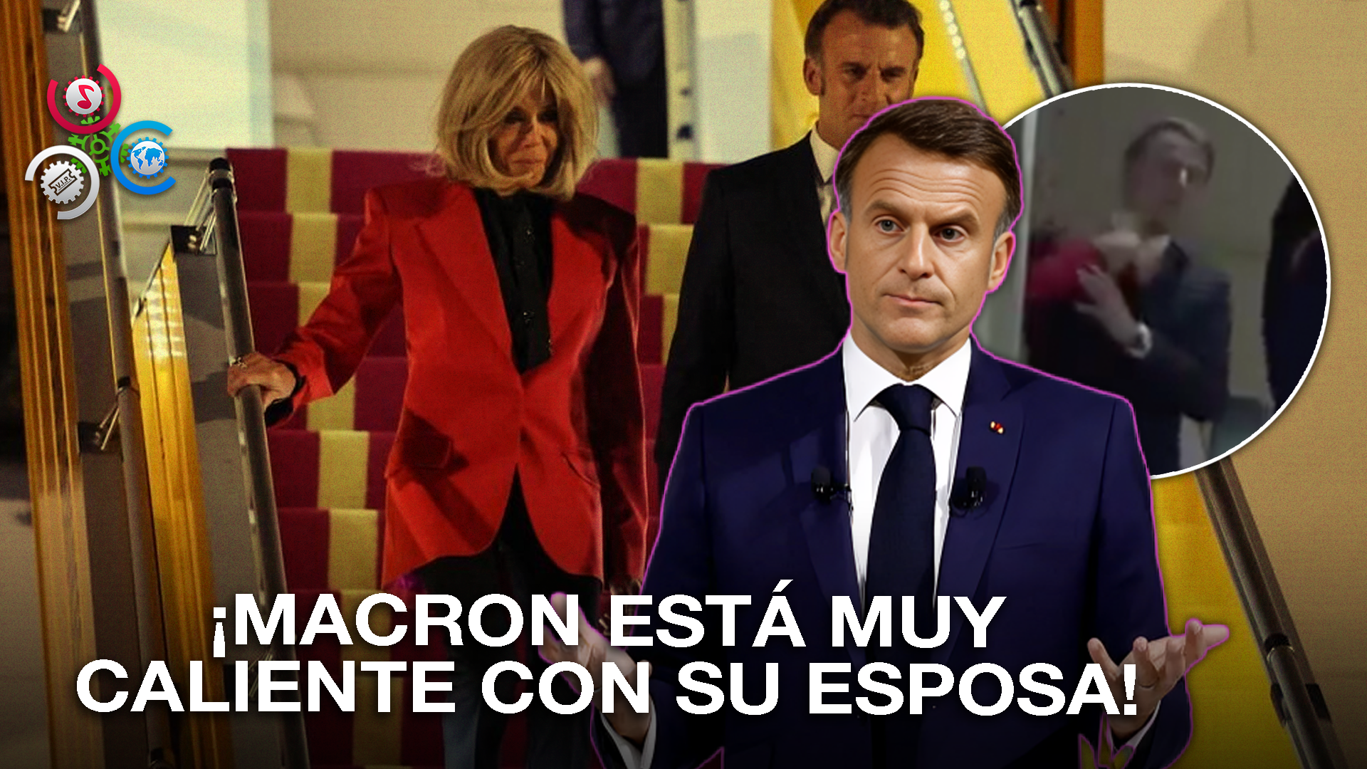 Mire La Bofetada Que Recibió El Presidente De Francia Emmanuel Macron, De Su Esposa