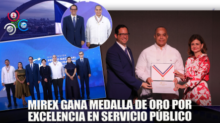 Mirex Recibe Medalla De Oro En Premio Nacional A La Calidad En El Sector Público