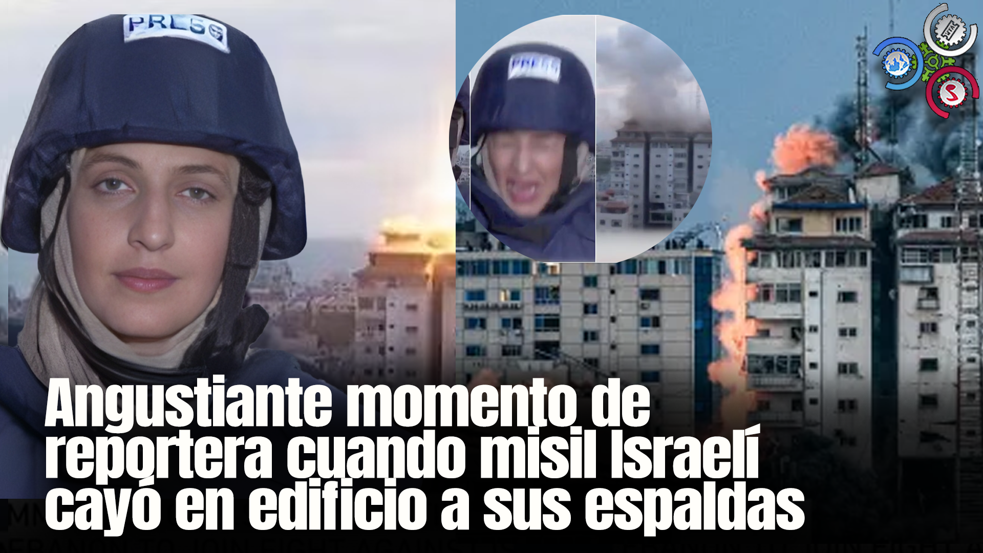 Guerra Israel Y Gaza” Transmitía En Vivo Cuando Un MISIL CAYÓ A SU ESPALDA