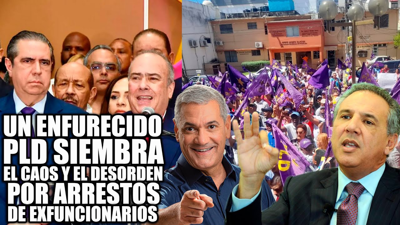 ¡¡Momentos De Caos Y Desorden Vivió El País Durante Protesta De Un Enfurecido PLD!!!