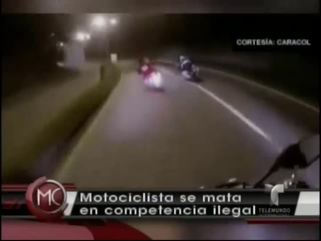 Motociclista Muere En Accidente Durante Competencia Ilegal #Video