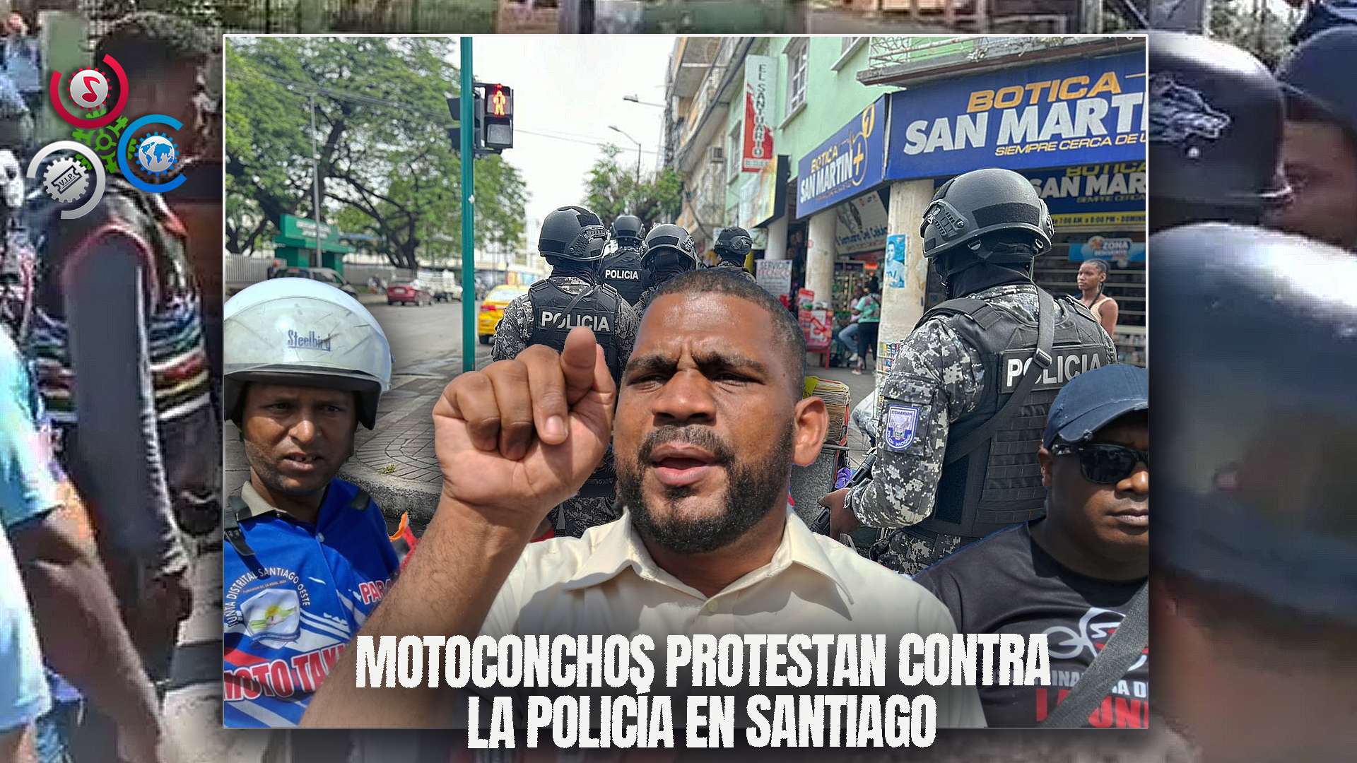 Motoconchistas Protestan Contra La Policía En Santiago