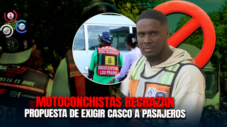 Motoconchistas Rechazan Propuesta De Exigir Casco A Pasajeros Y La Califican De Impráctica