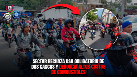 Motoristas Toman Calles De Santiago En Protesta Contra Medidas Del Intrant