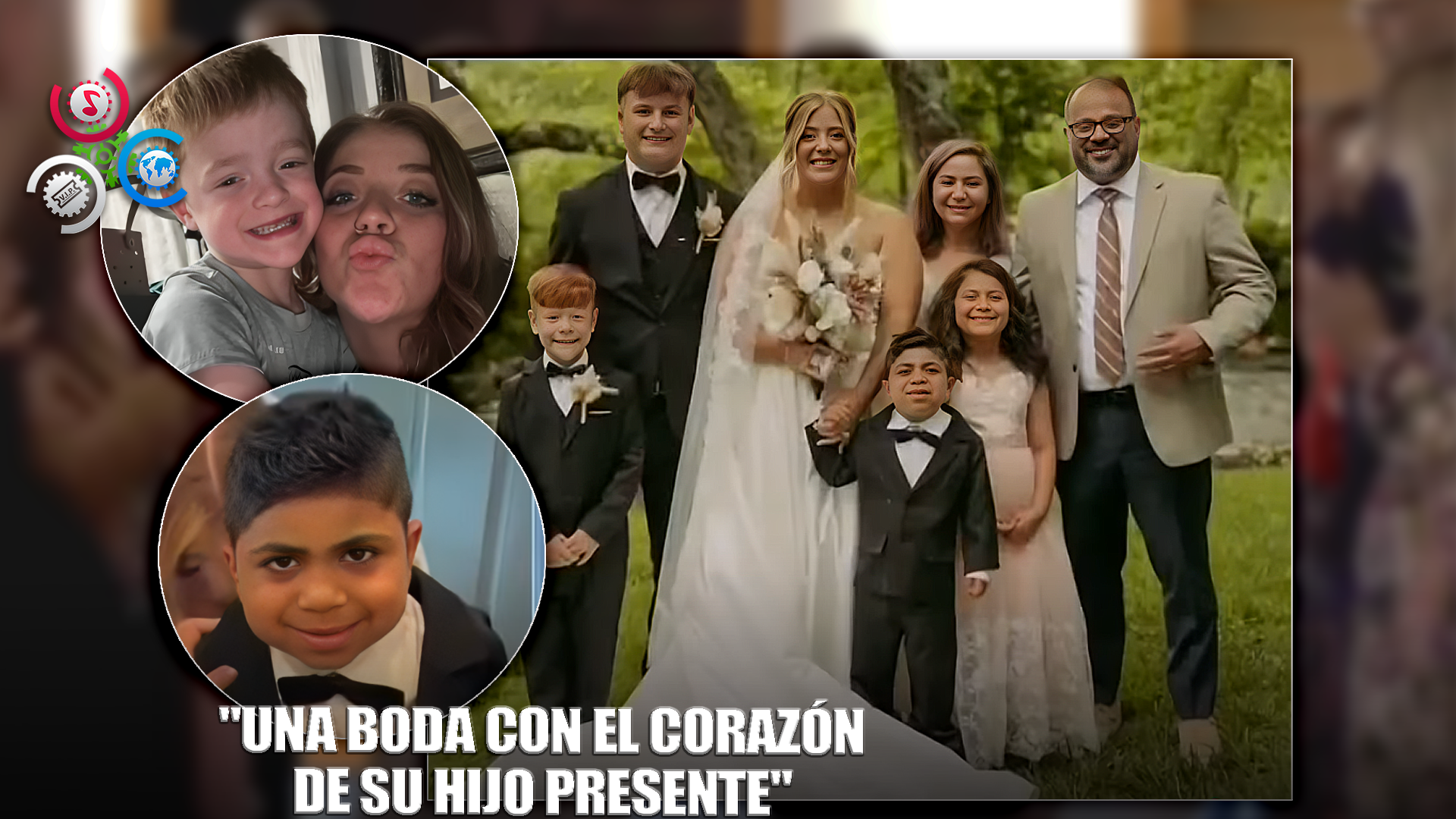 Mujer Camina Al Altar Con El Niño Que Lleva El Corazón De Su Hijo