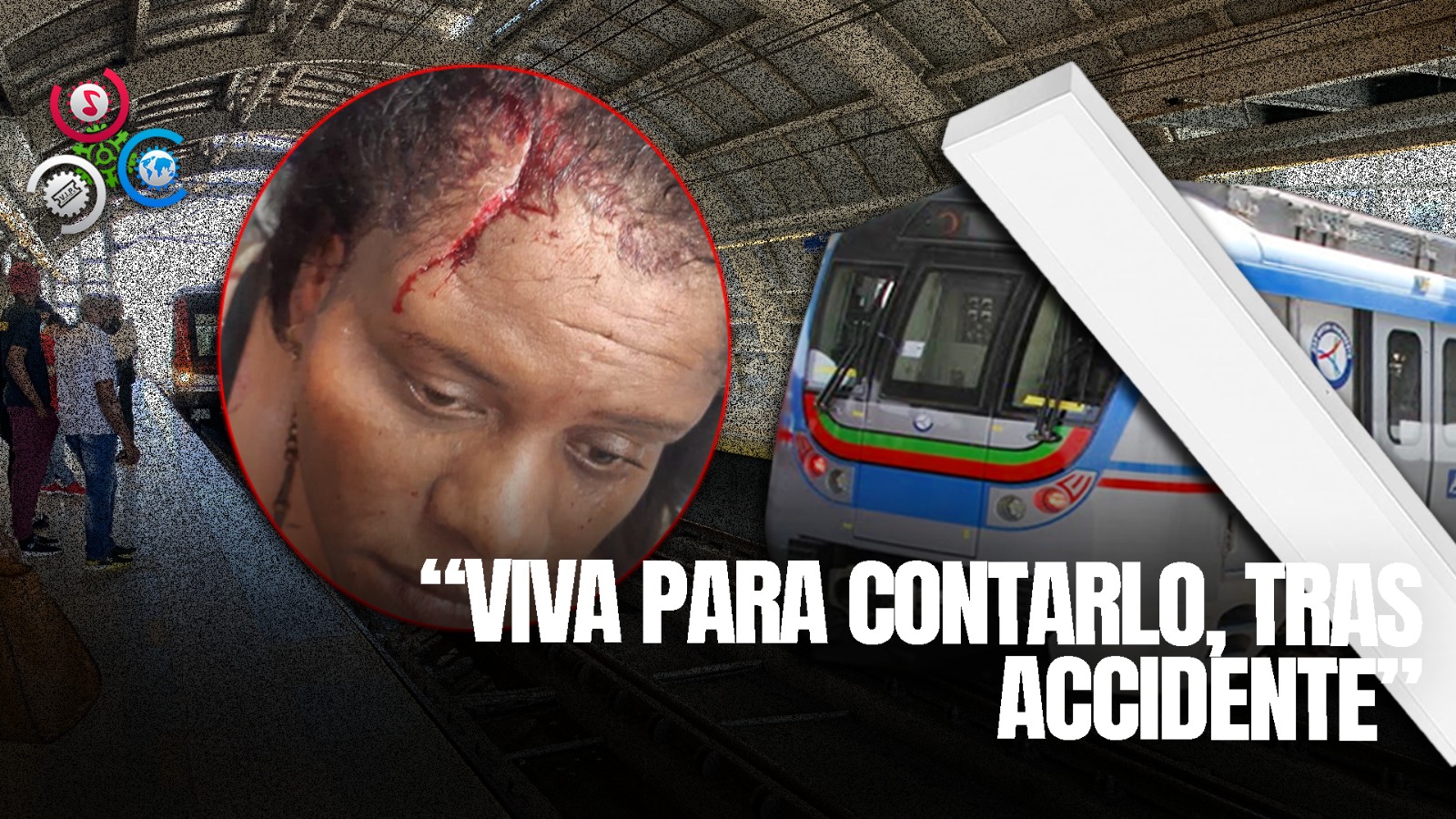 Mujer Resulta Herida Tras Caída De Panel De Luz Terminal Del Metro Gregorio Luperón