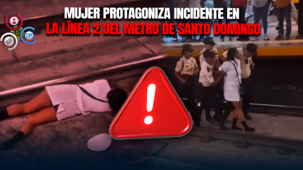 Mujer Se Lanza A Los Rieles Del Metro De Santo Domingo En La Estación Juan Pablo Duarte
