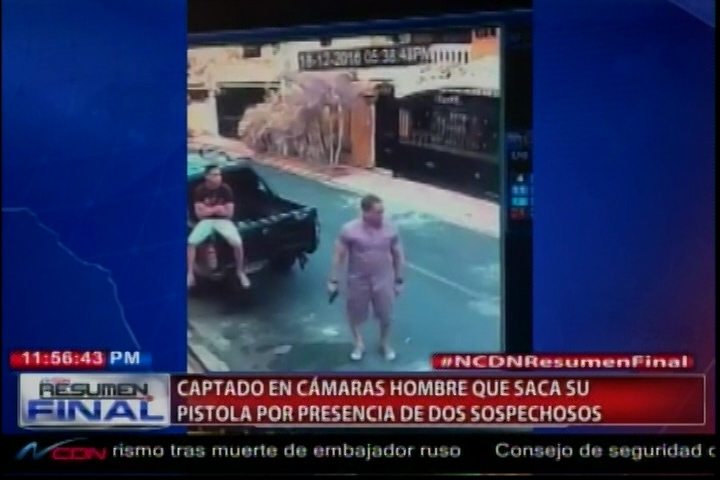Hombre Frustra Posible Atraco Al Desenfundar Su Arma En Colmado