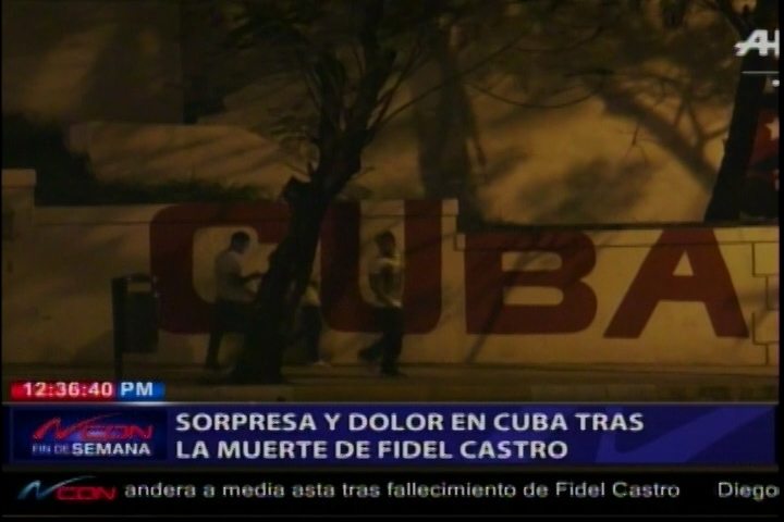 Sorpresa Y Dolor En Cuba Tras La Muerte De Fidel Castro