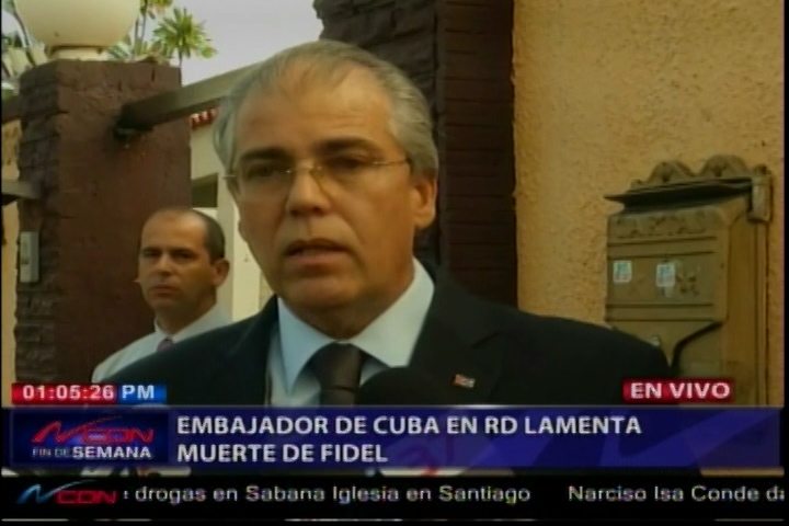 El Embajador Cubano En La República Dominicana Lamenta La Muerte De Su Líder