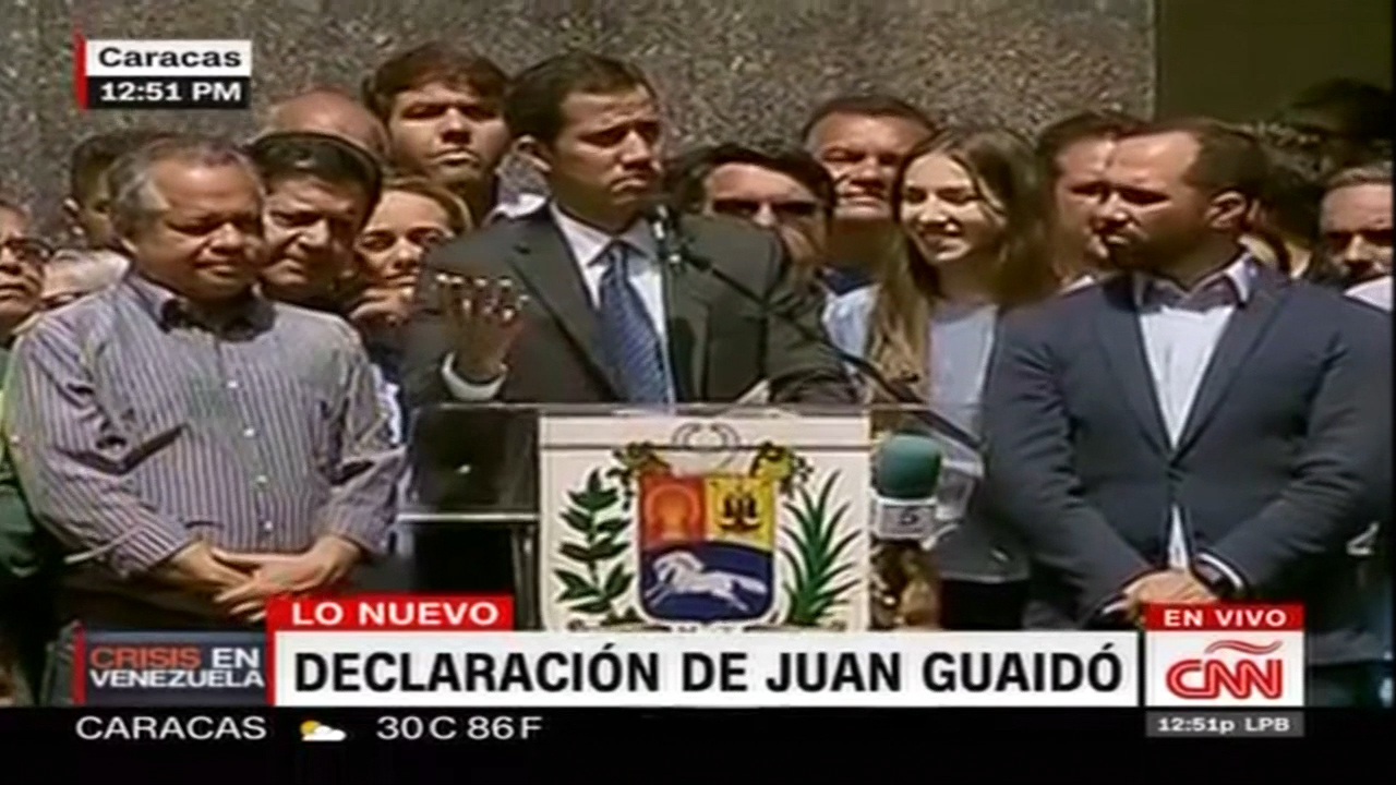 Declaraciones De Juan Guaidó Desde Caracas