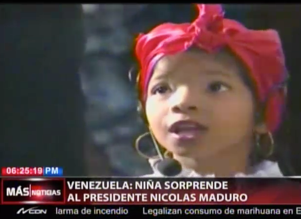 Lo Que Le Dijo Una Inocente Niña Que Sorprendió A Maduro