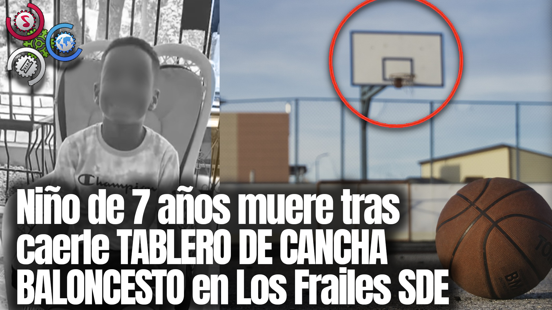 Niño De 7 Años MUERE Tras Caerle TABLERO DE CANCHA BALONCESTO En Los Frailes SDE