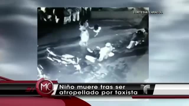 Captado En Cámara: Niño Muere Tras Ser Atropellado Por Un Taxista En Bogotá #Video