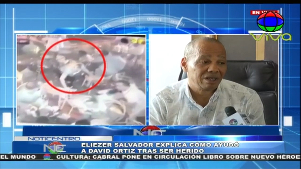 Eliezer Salvador Narra Como Ayudó A David Ortiz Tras Ser Herido