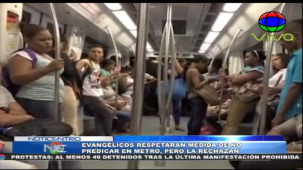 Evangélicos Rechazan Medida De No Predicar En El Metro