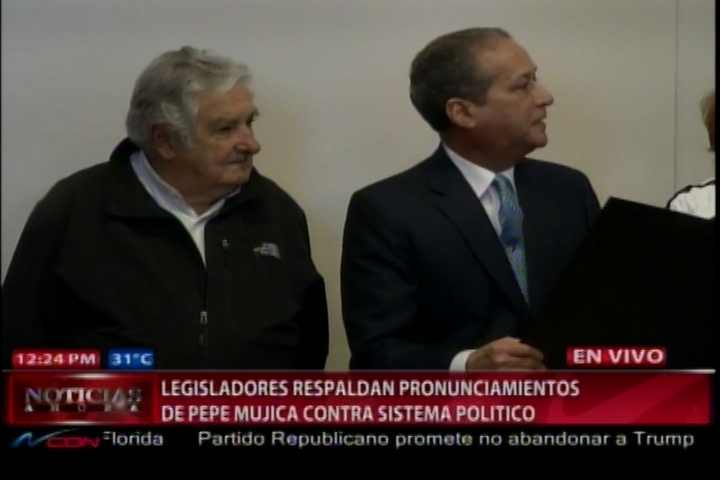 Legisladores Respaldan Pronunciamientos De Pepe Mujica