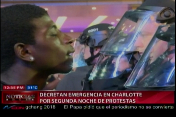 Declaran Estado De Emergencia En Charlotte EE.UU Por Segunda Noche De Protesta