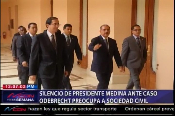 Silencio De Presidente Medina Ante Caso Odebrecht Preocupa A Sociedad Civil