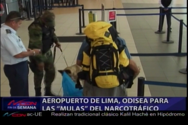 Aeropuerto De Lima, Odisea Para Las “Mulas” Del Narcotráfico