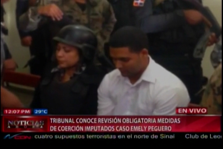 Seguimiento A La Medida De Coercion A Los Implicados En Caso De Emely Peguero