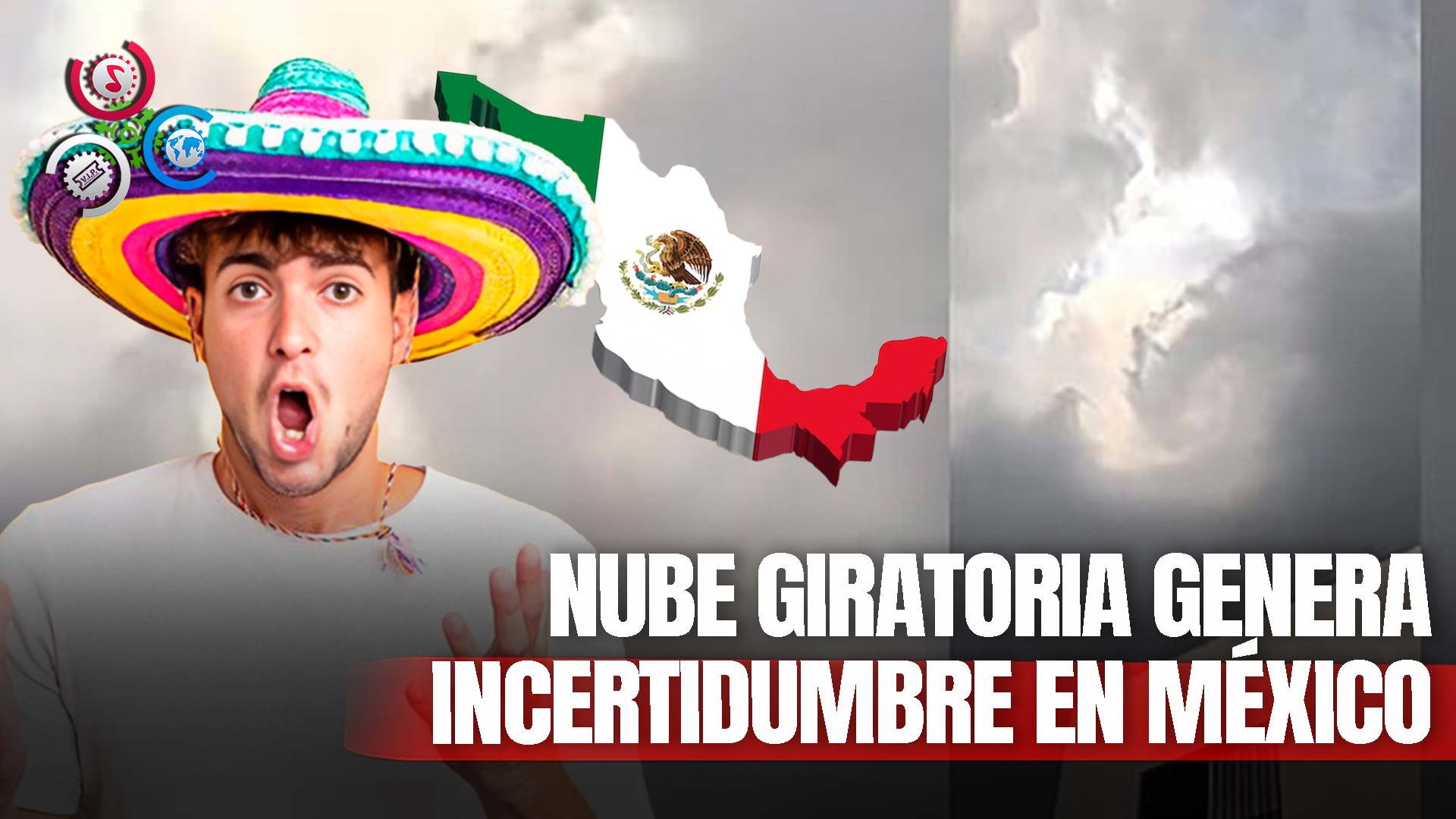 Extraña Nube Giratoria Causa Asombro Y Genera Desconcierto En México