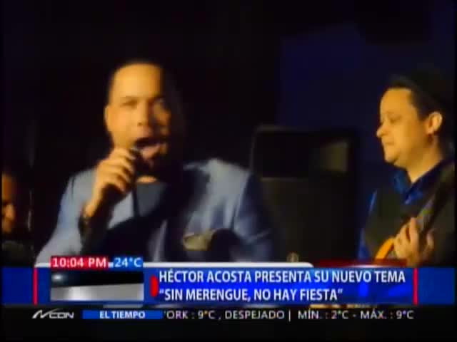 Héctor Acosta Presenta Su Nuevo Tema “Sin Merengue No Hay Fiesta” #Video
