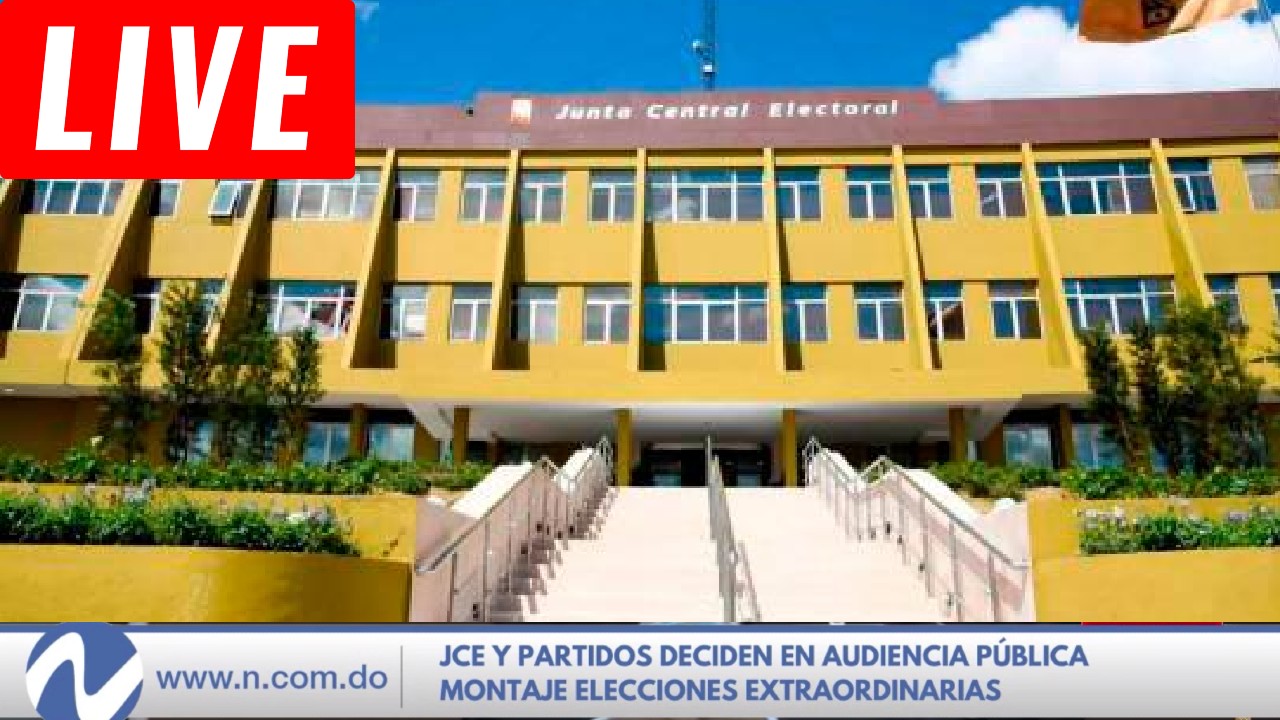 Nuria Piera EN VIVO: JCE Y Partidos Deciden En Audiencia Pública Montaje Elecciones Extraordinarias
