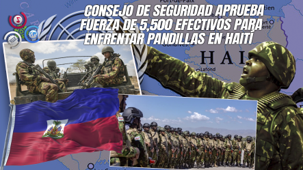 ONU Aprueba Despliegue Histórico De Fuerza Contra El Crimen En Haití