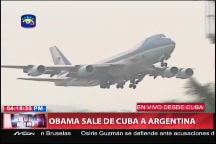 Obama Sale De Cuba Y Se Dirige A Argentina