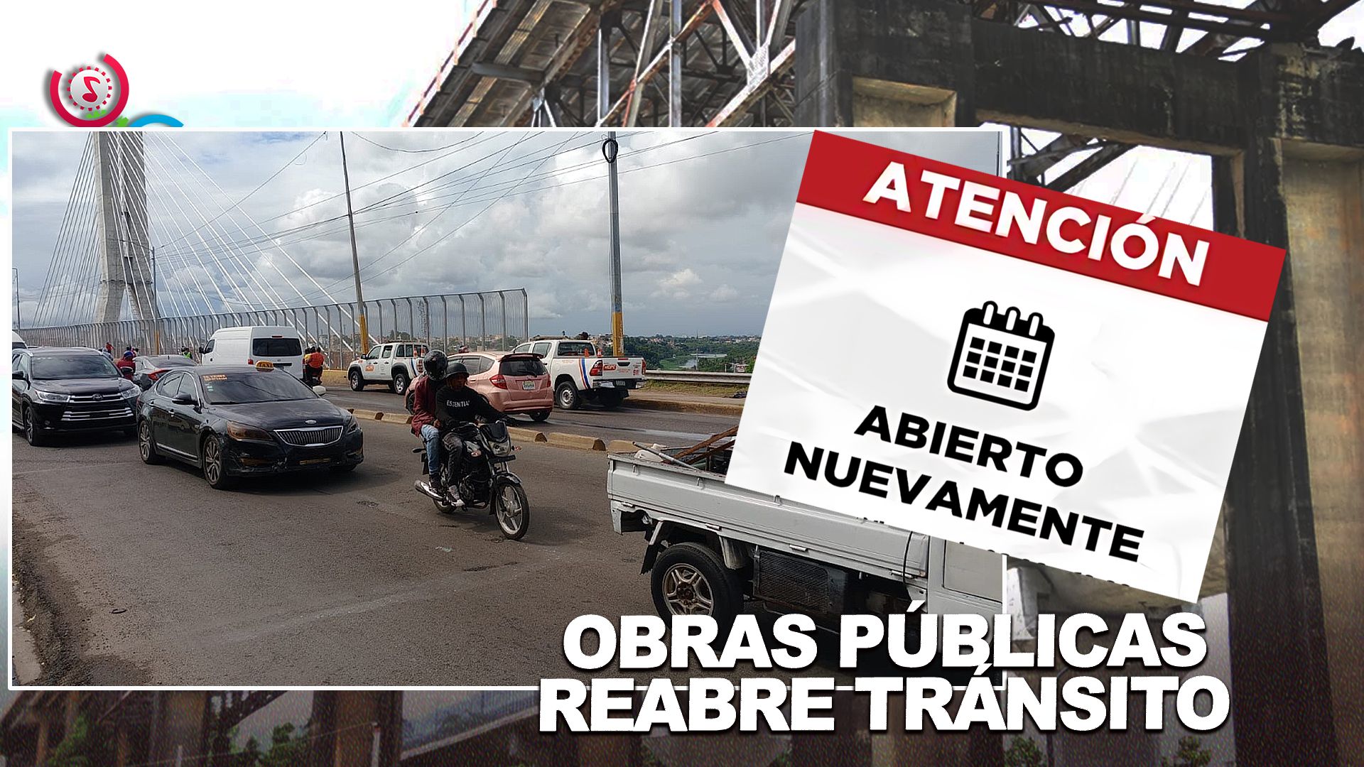 MOPC Concluye Trabajos En El Puente Francisco Del Rosario Sánchez, Restableciendo El Tránsito En Ambos Sentidos