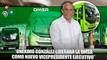 Onéximo González Asume Como Vicepresidente Ejecutivo De La OMSA