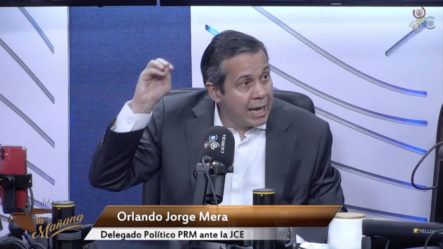 Orlando Jorge Mera Admite Que PRM Ganará Elecciones Municipales