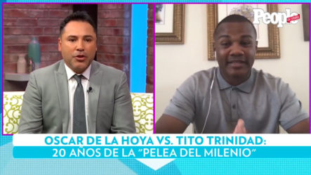 Oscar De La Hoya Reta A Tito Trinidad A Una Revancha En 3 Rounds