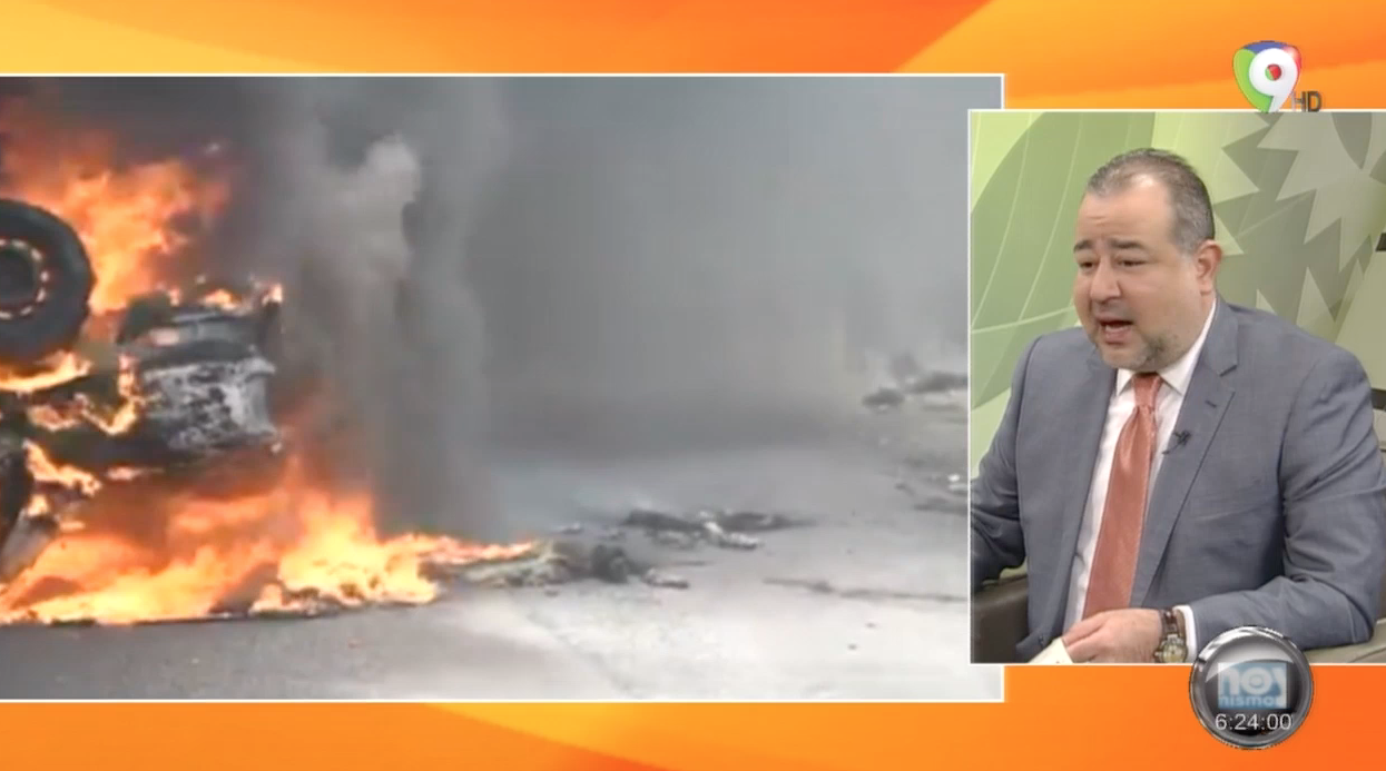 Oscar Medina Comenta Sobre La Situación En Haiti, Continúan Protestas