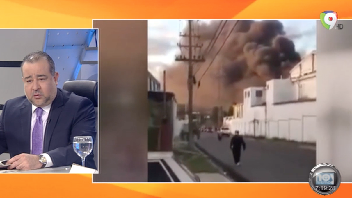 Oscor Medina Comenta Incendio Fábrica En Haina Consumida En Su Totalidad