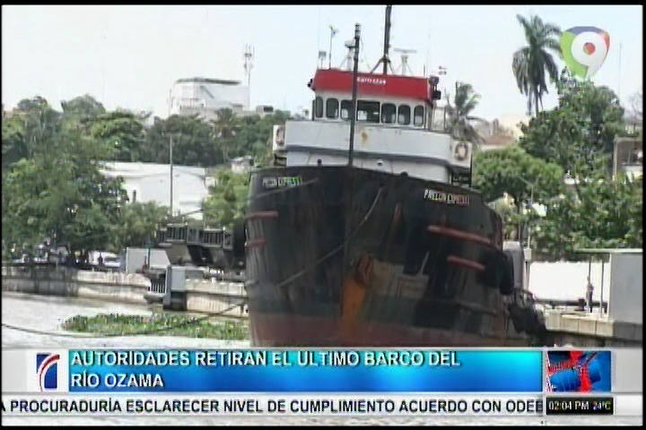Autoridades Retiraron El Último Barco Del Río Ozama