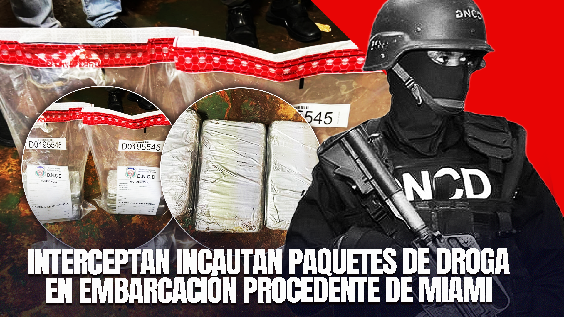 Incautan Cuatro Paquetes De Presunta Cocaína En El Puerto De Santo Domingo