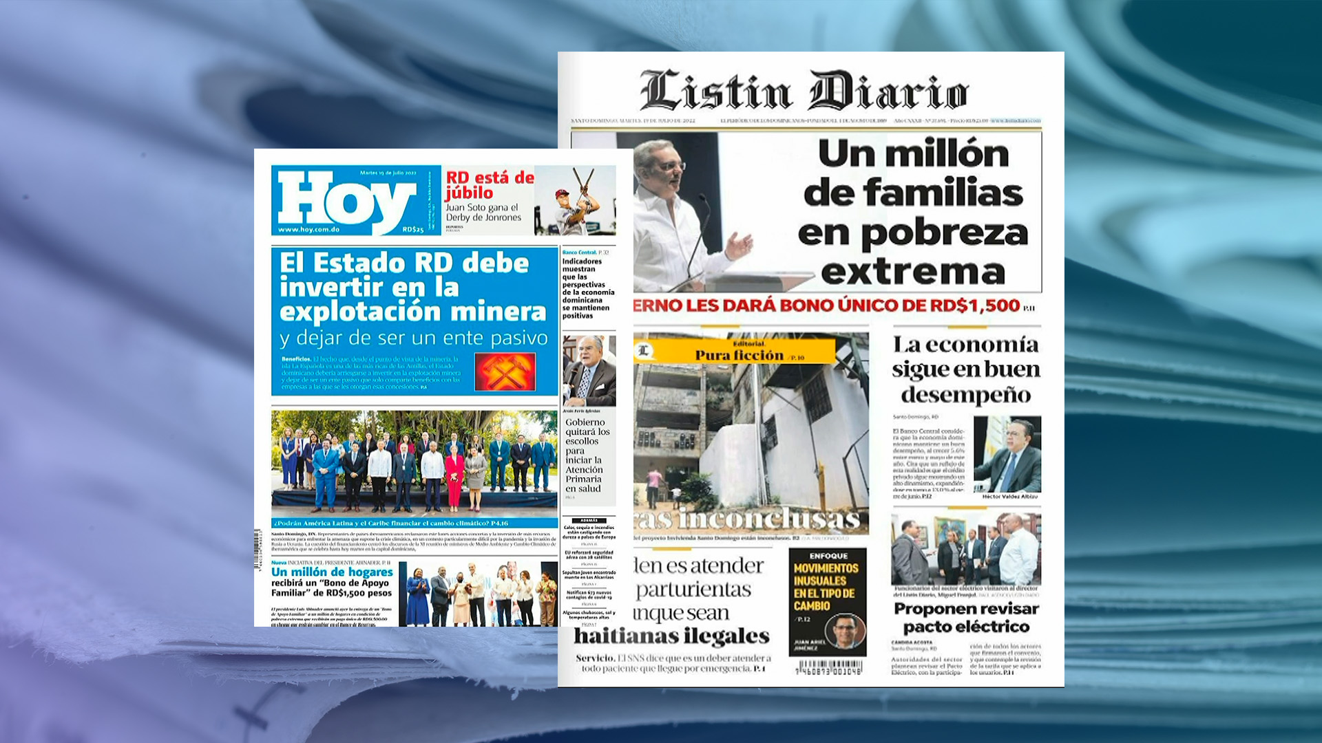 Principales Portadas De Los Periódicos En El Día De Hoy | 19 De Julio Del 2022