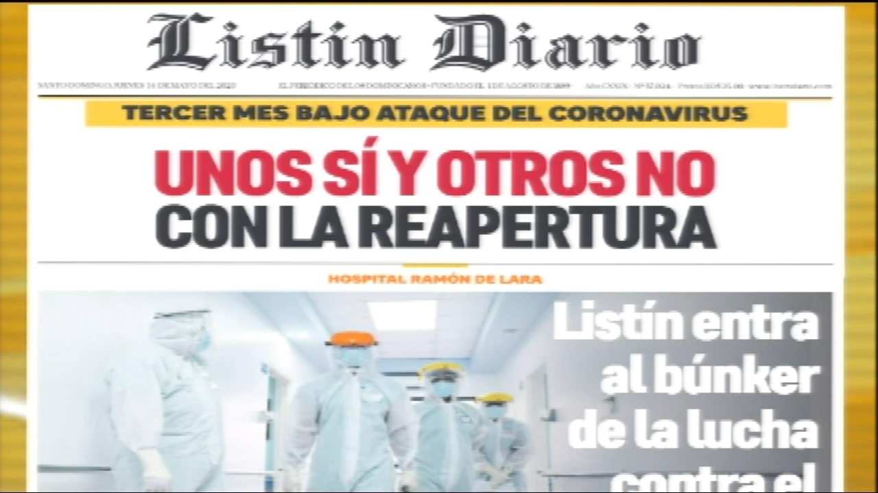 Portada De Los Periódicos De Hoy Jueves 14 De Mayo Del 2020