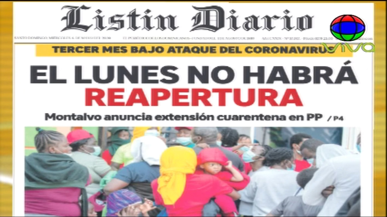 Portada De Los Periódicos De Hoy Miércoles 6 De Mayo Del 2020