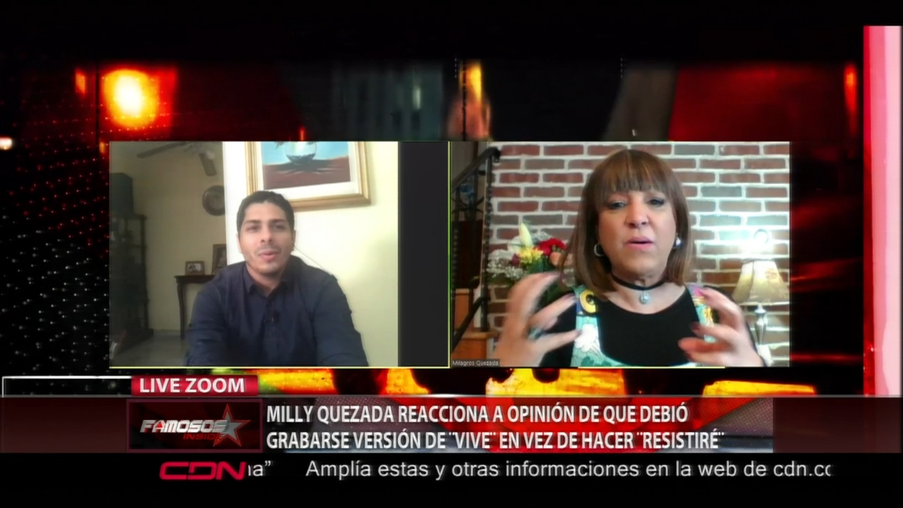 Milly Quezada Reacciona De Que Debió Grabarse La Versión De “vive” En Vez De Hacer “resistiré”