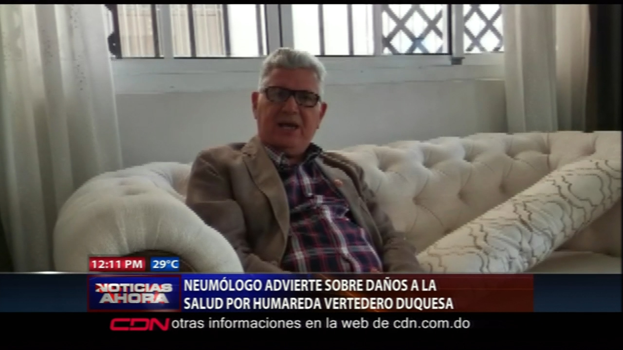 Neumólogo Advierte Sobre Los Daños Que Provoca A La Salud La Humareda De Duquesa